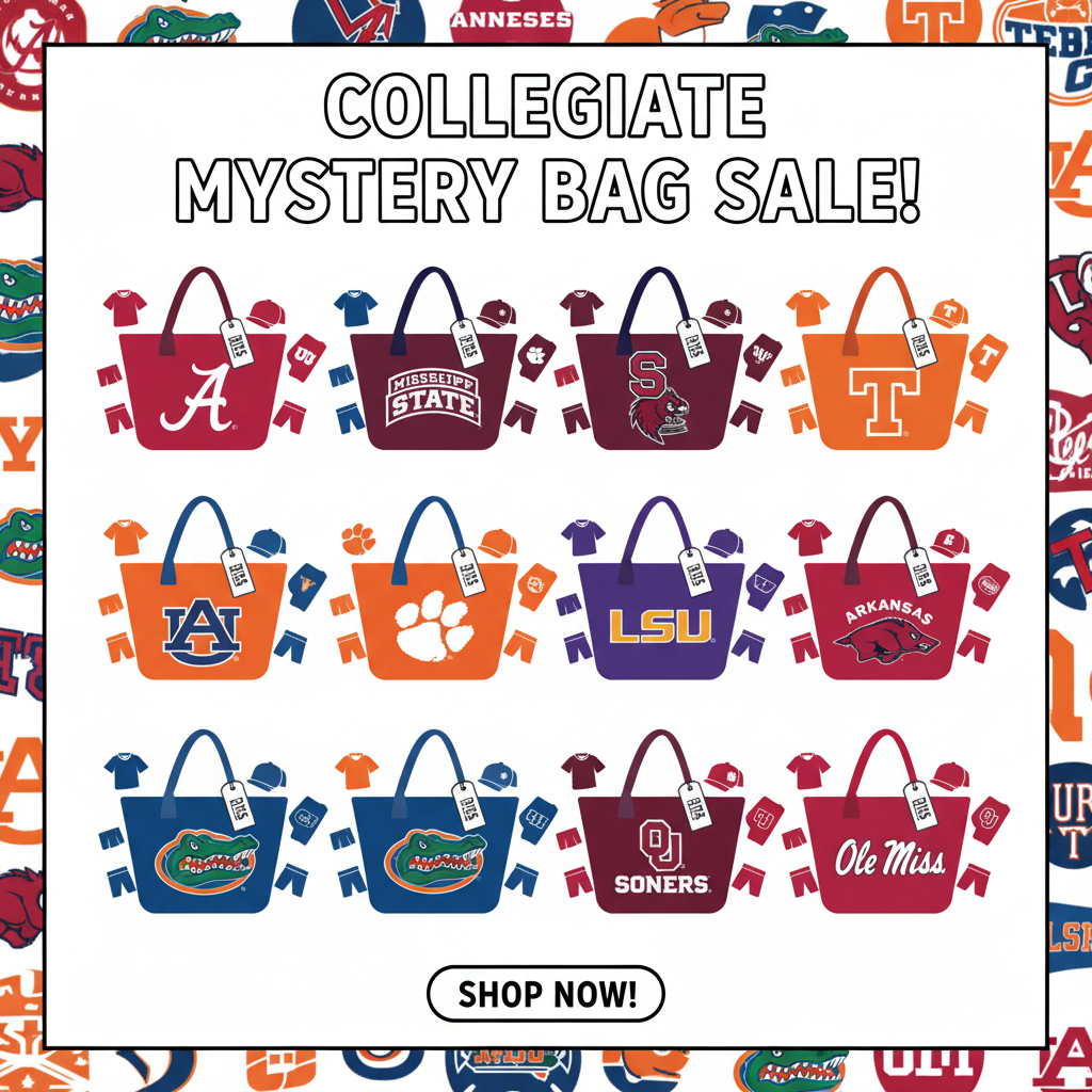 Collegiate Mystery Bag 3 pcs bundle