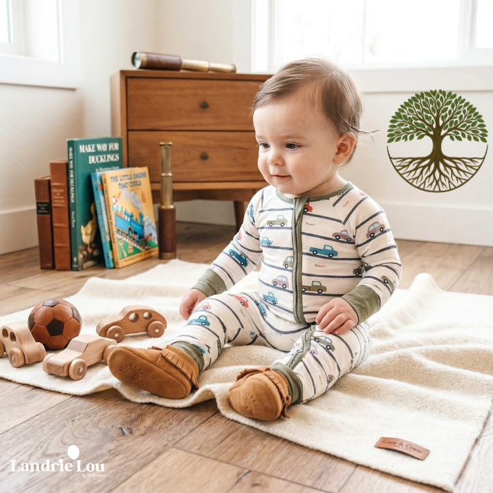 Car Town Zip & Play Bamboo Convertible zippy