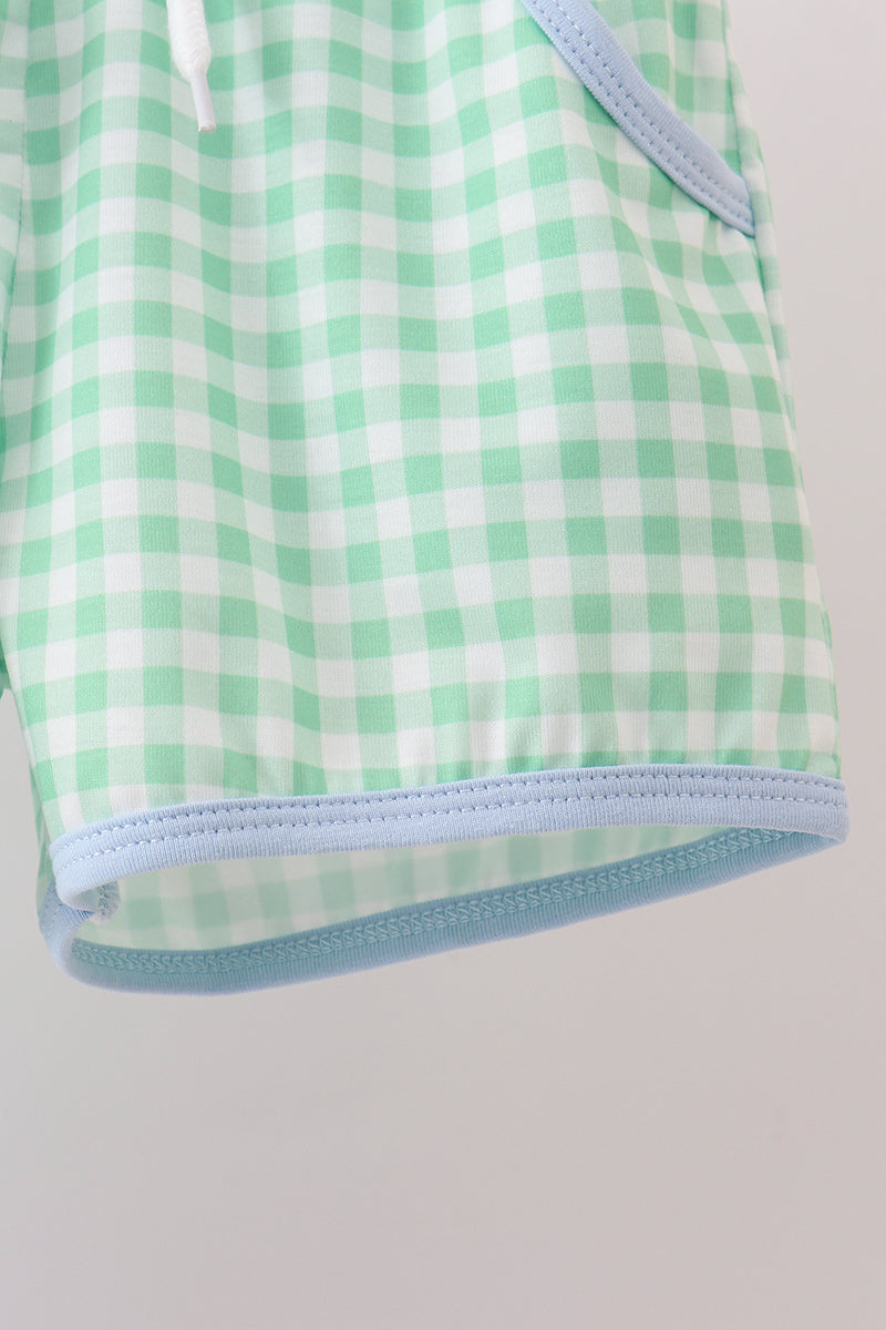 Blue Farm Embroidered Set